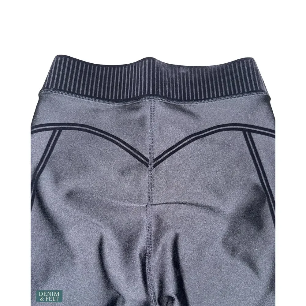 Alo‎ Yoga Airlift High Waist 7/8 Line Up Legging Black Sculpting Gym Yoga Sleek
